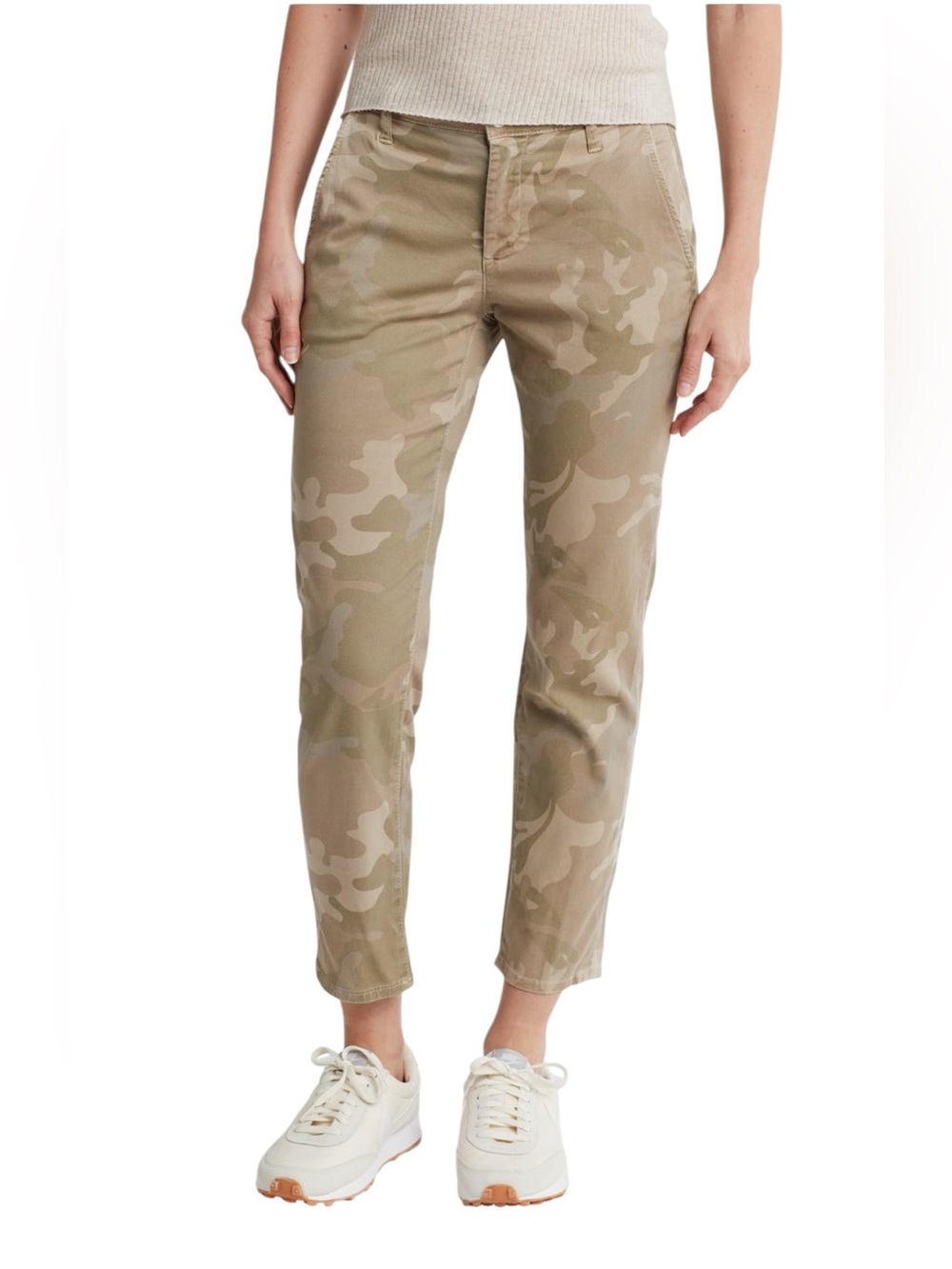 Ag Adriano Goldschmied “Caden” Tailored Camo Skinny Ankle Trouser in Olive NWT